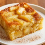 Apple Cinnamon Sheet Cake with apple cider glaze