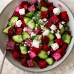 Beet Salad with Feta, Cucumbers, and Dill recipe