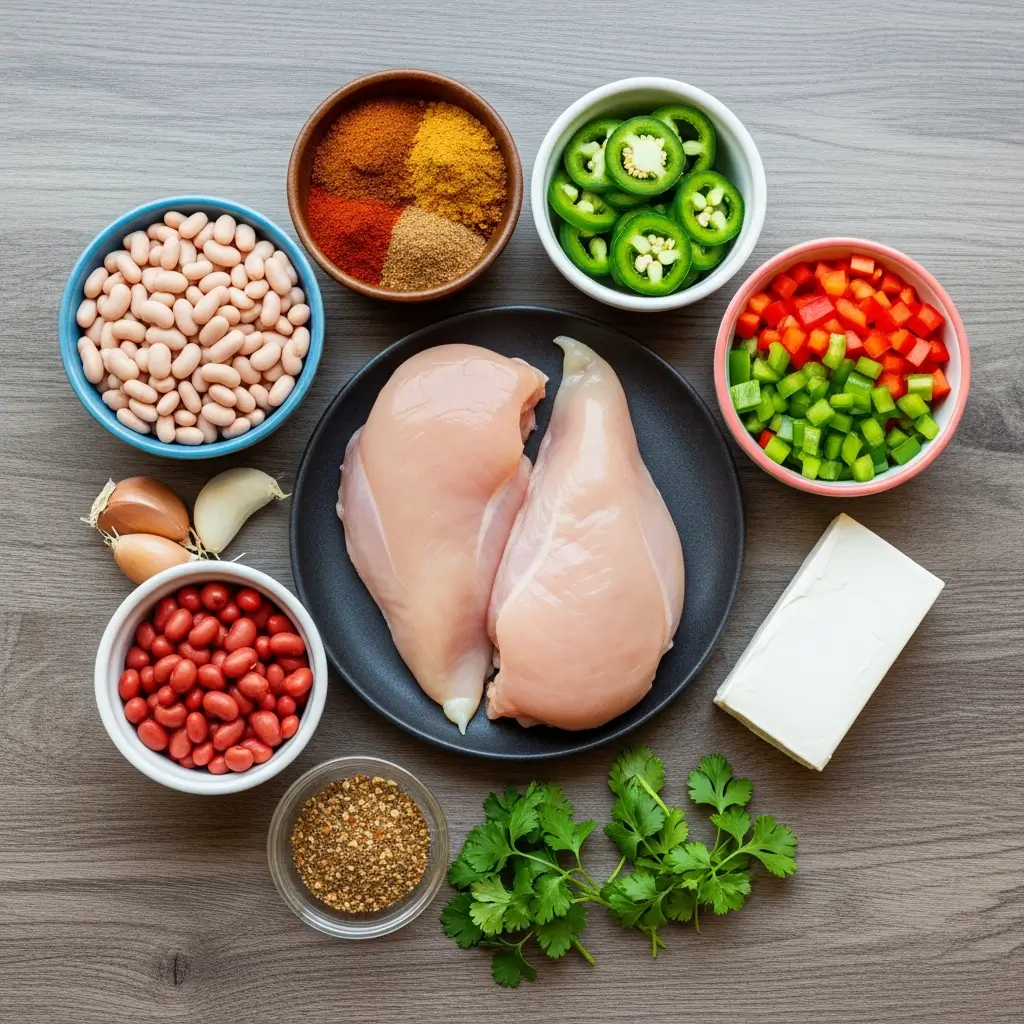 cajun-white-chicken-chili-ingredients