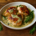 Chicken with Boursin Sauce with Garlic and Fine Herbs