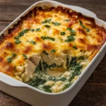 creamy-chicken-and-spinach-casserole-featured