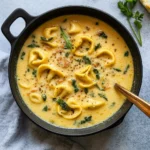 creamy-tuscan-garlic-tortellini-soup