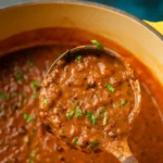 Easy Black Bean Soup in a bowl with toppings
