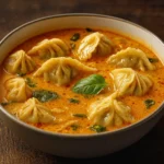 Easy Thai Red Curry Dumpling Soup