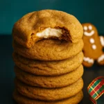 Gingerbread Cheesecake Cookies fresh from oven