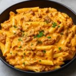 High Protein Creamy Beef Pasta Recipe