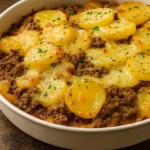 Hobo Casserole Ground Beef baked dish