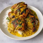 Honey Mustard Chicken Recipe baked in golden glaze