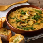 Hungarian Mushroom Soup with Dill