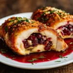 impressive cranberry brie stuffed chicken recipe