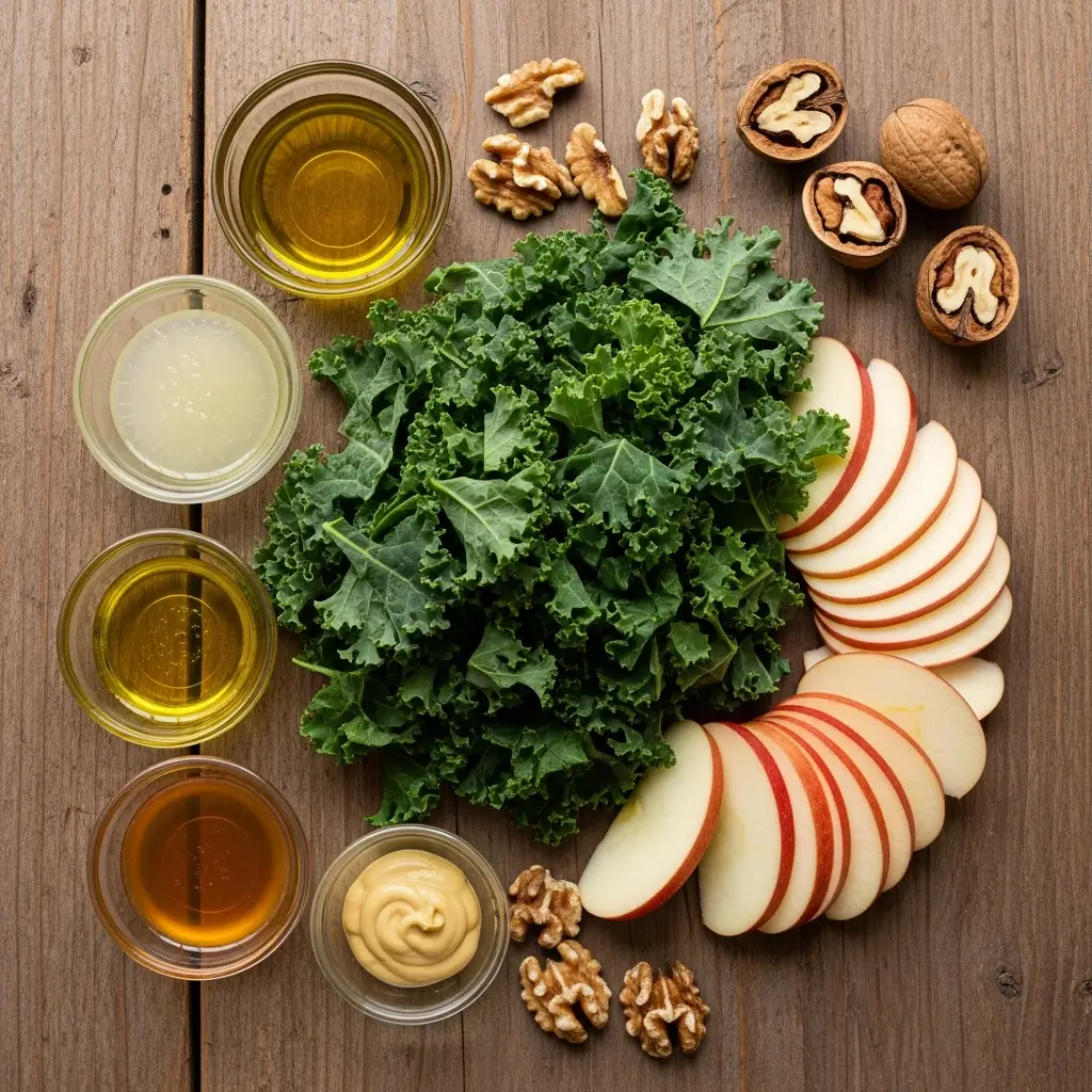 kale-apple-salad-ingredients