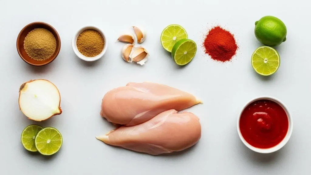Ingredients for Easy Mexican Pulled Chicken recipe