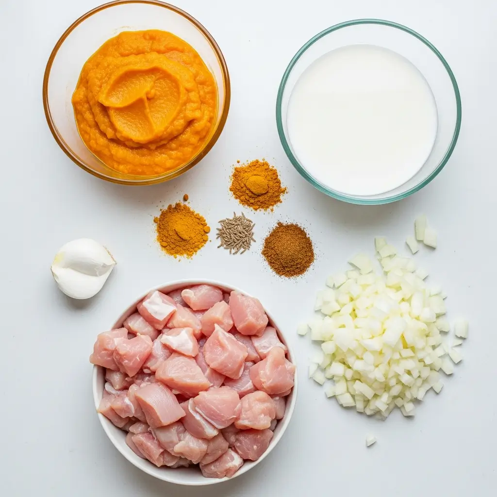 creamy butternut squash butter chicken ingredients