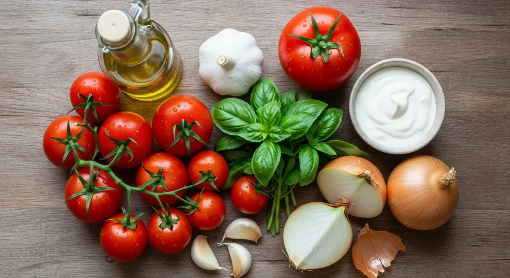 Roasted Tomato Soup ingredients