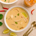 Slow Cooker Tom Kha Soup creamy Thai coconut chicken soup