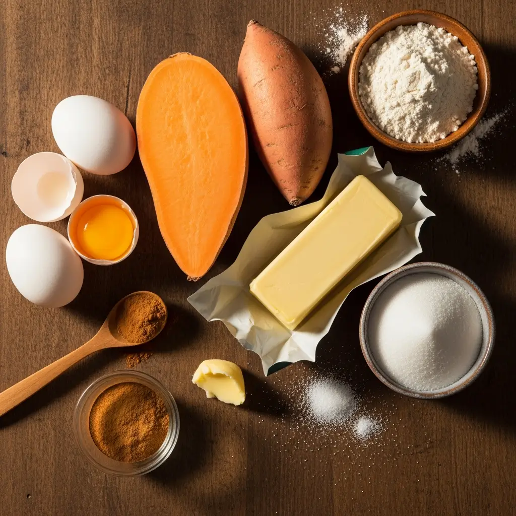 Sweet Potato Butter Cake Ingredients