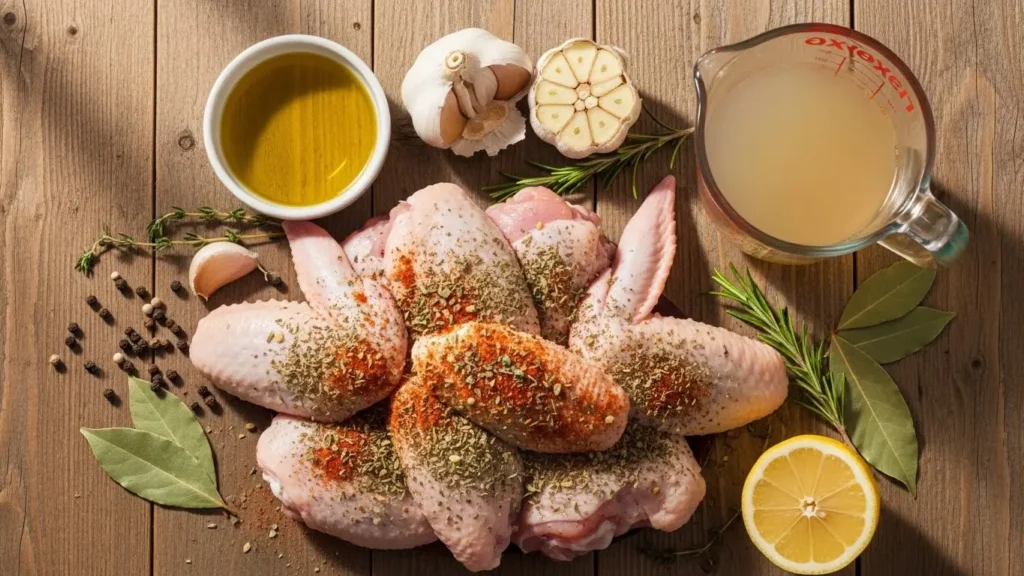 baked-turkey-wings-ingredients