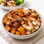 BBQ Chicken and Roasted Sweet Potato Bowls