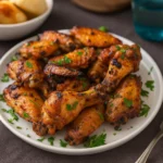 Best Ever Air Fryer Chicken Wings crispy platter