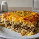 cheesy ground beef and rice casserole