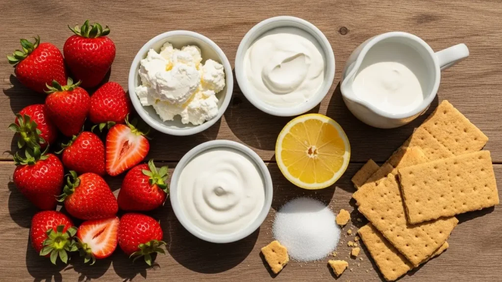 Deviled Strawberries Ingredients