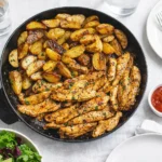 Garlic Butter Chicken and Potatoes Skillet recipe