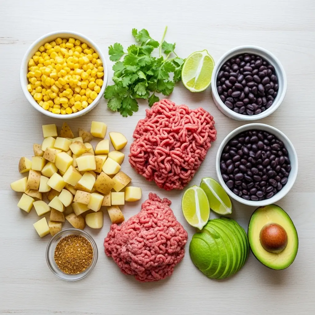 ground-beef-and-potato-taco-bowl-ingredients