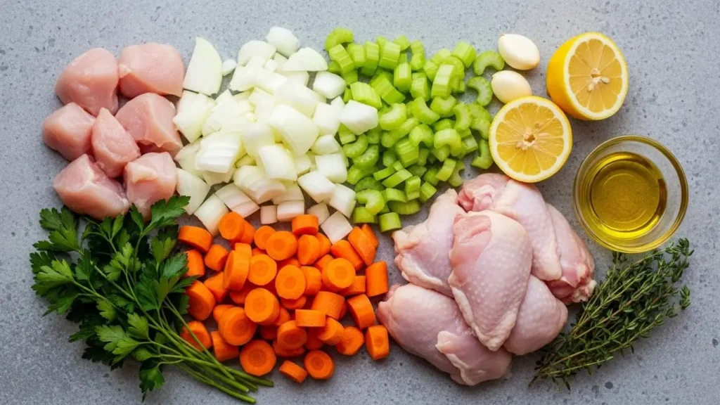 Healing Italian Penicillin Soup ingredients