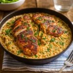 High Protein Creamy Cajun Chicken in creamy sauce