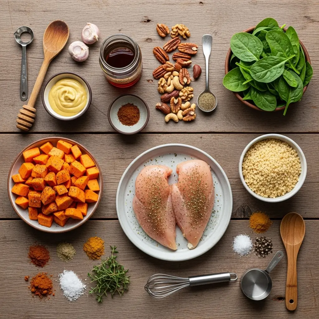 maple-dijon-chicken-bowls-ingredients