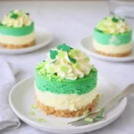 Mini St. Patrick’s Day Cheesecakes dessert