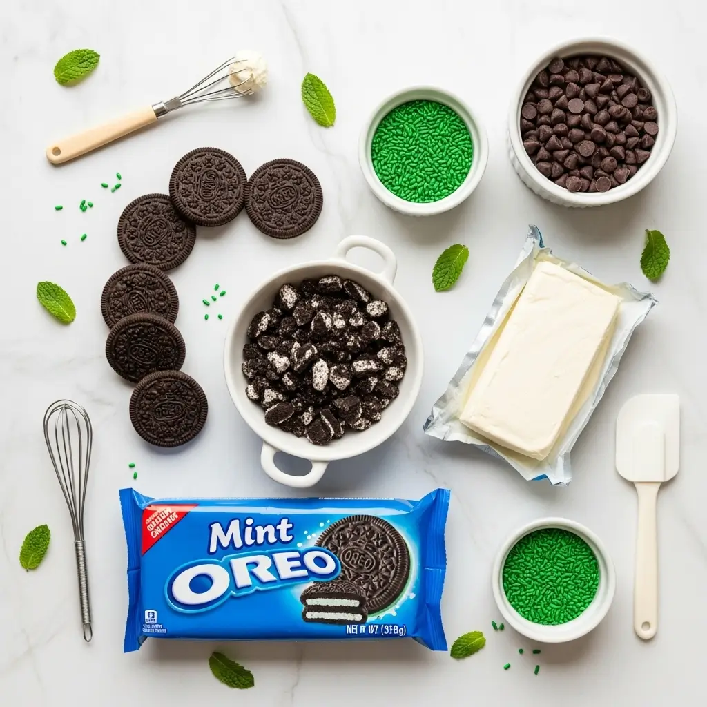 Mint Oreo Balls ingredients