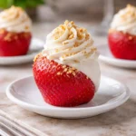 No-Bake Strawberry Cheesecake Bites dessert platter