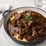 Slow Cooker Beef Manhattan comfort food