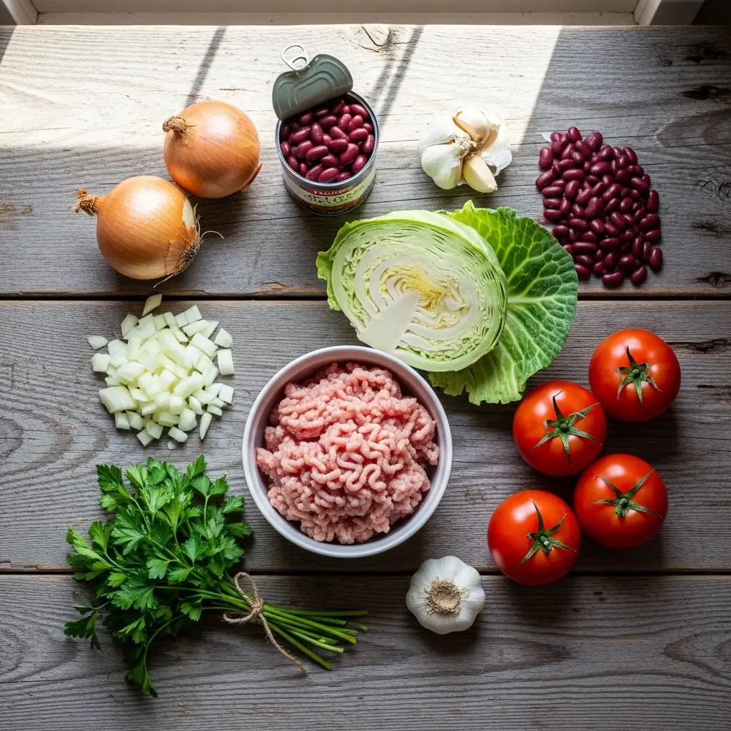 Turkey Cabbage Patch Soup Ingredients