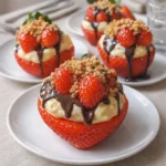 Cheesecake Stuffed Strawberries dessert
