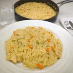 creamy chicken pot pie orzo recipe
