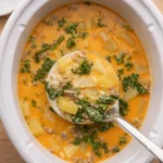 Crockpot Zuppa Toscana creamy Italian soup