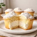 Fluffy Japanese Cotton Cheesecake Cupcakes