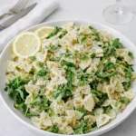 Lemon Basil Parmesan Pasta Salad
