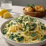 lemon-ricotta-pasta-with-spinach