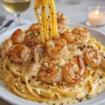Marry Me Shrimp Pasta creamy garlic dish
