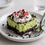 No Bake Grinch Cheesecake Holiday Dessert