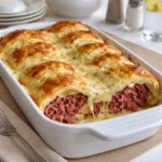 Reuben Crescent Bake golden casserole