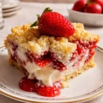 Strawberry Cheesecake Dump Cake baked dessert