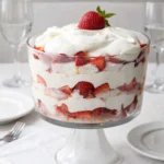 Strawberry Shortcake Trifle Layered Dessert