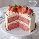 The Best Strawberry Cake Ever with Cream Cheese Frosting