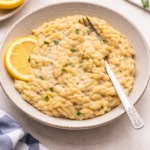 One Pot Lemon Orzo Pasta creamy lemon dish
