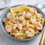 seafood pasta salad creamy shrimp and crab