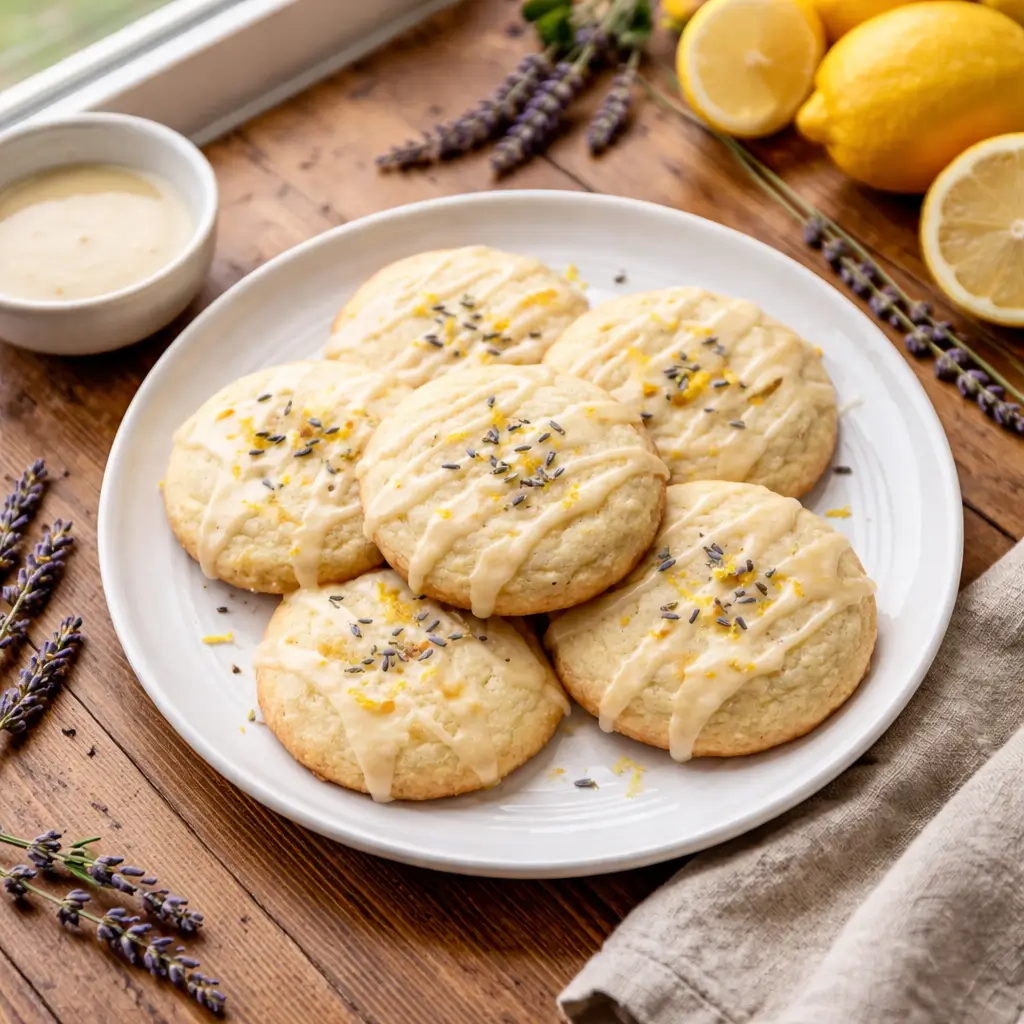 Soft and Zesty Lemon Lavender Cookies